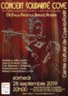 Concert Solidarité Coye - 28 septembre 2019