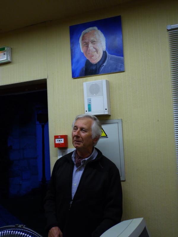 Paul Audibert expose à la bibliothèque