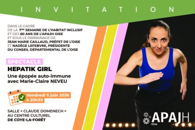 HEPATIK GIRL à Coye-la-Forêt : humour et habitat inclusif avec l’APAJH Oise