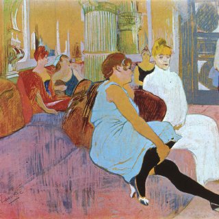 Toulouse-Lautrec ...Salon à la Rue des Moulins - 1894