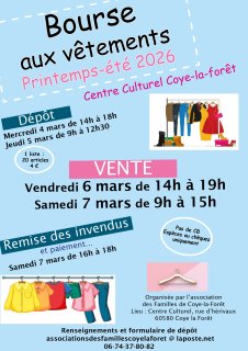 Le grand retour de la Bourse aux vêtements