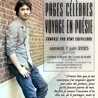 Pages célèbres – Voyage en poésie