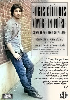 Pages célèbres – Voyage en poésie