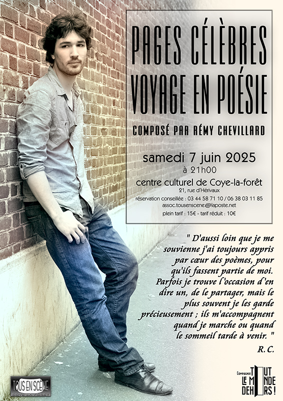 Pages célèbres – Voyage en poésie