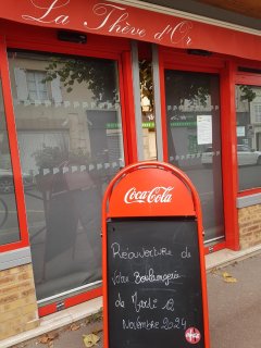 Réouverture de la boulangerie