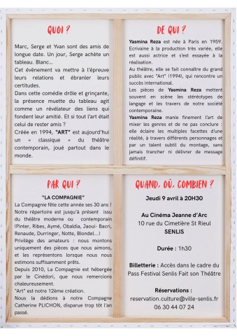 Senlis fait son théâtre avec "Art"