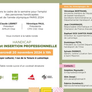 Table ronde sur Handicap