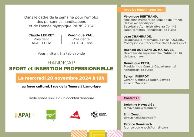 Table ronde sur Handicap