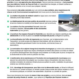 UN ENGAGEMENT COLLECTIF POUR UNE AUTRE VISION