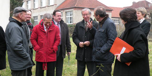 Visite officielle du Président du Conseil général à Coye-la-Forêt