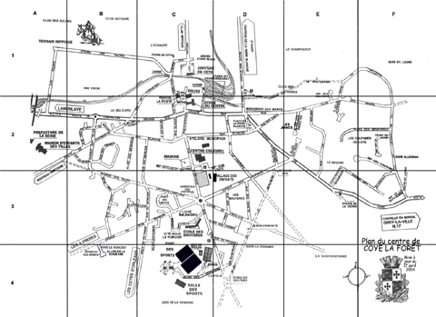 Plan de Coye-la-Forêt