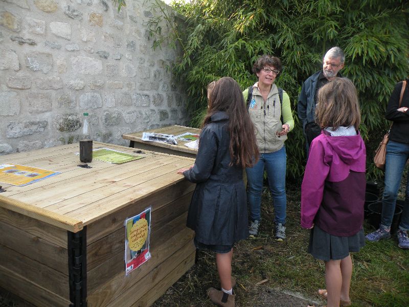 Inauguration de 2 sites de composteurs