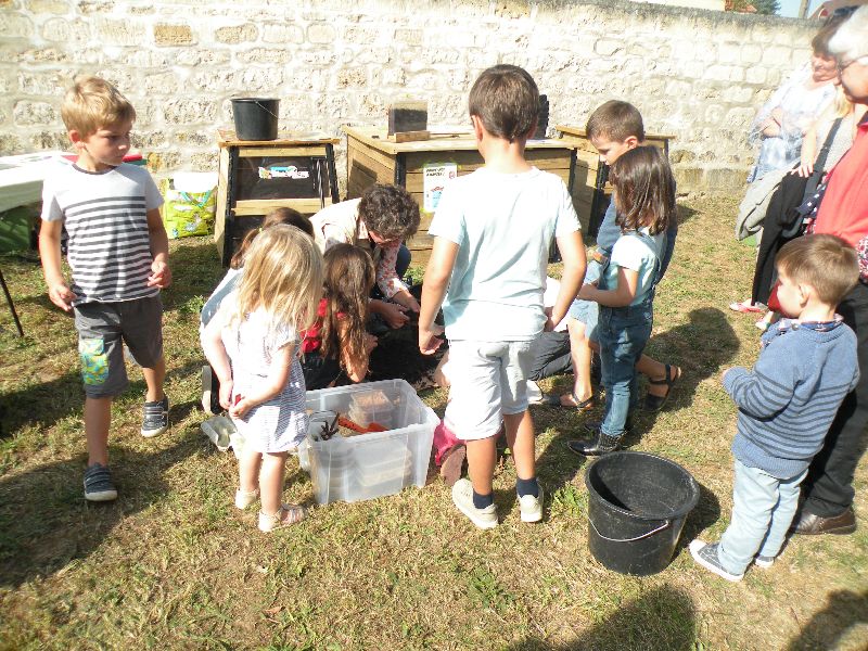 Inauguration de 2 sites de composteurs