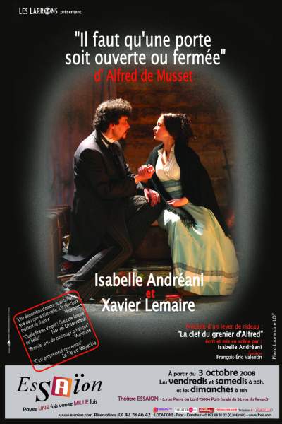 L FAUT QU'UNE PORTE SOIT OUVERTE OU FERMÉE D'Alfred de Musset