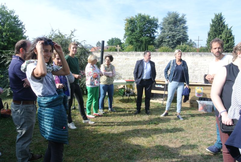 Inauguration de 2 sites de composteurs