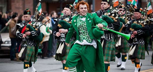 À la Saint-Patrick, confinement