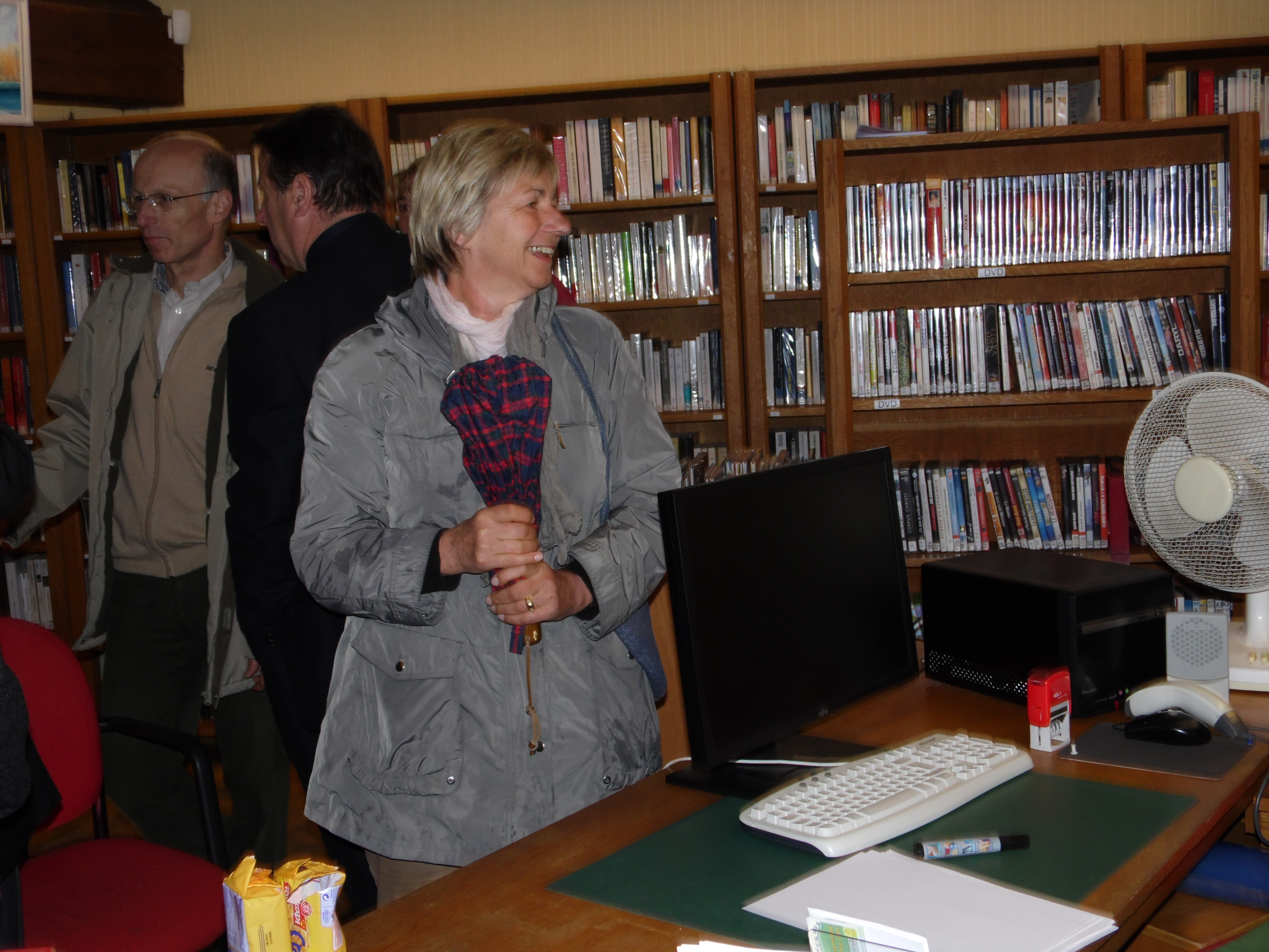Paul Audibert expose à la bibliothèque