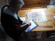 Jean-Marie Delzenne dans son atelier
